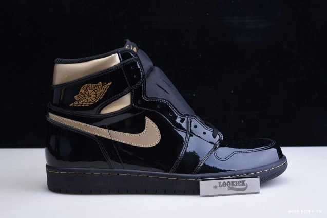 HIGH METALLIC 555088-032 GOLD RETRO AIR (2020) 1 JORDAN BLACK 0728